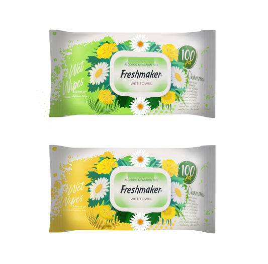 Wet Towel Alcohl & Paraben Freel-Freshmaker