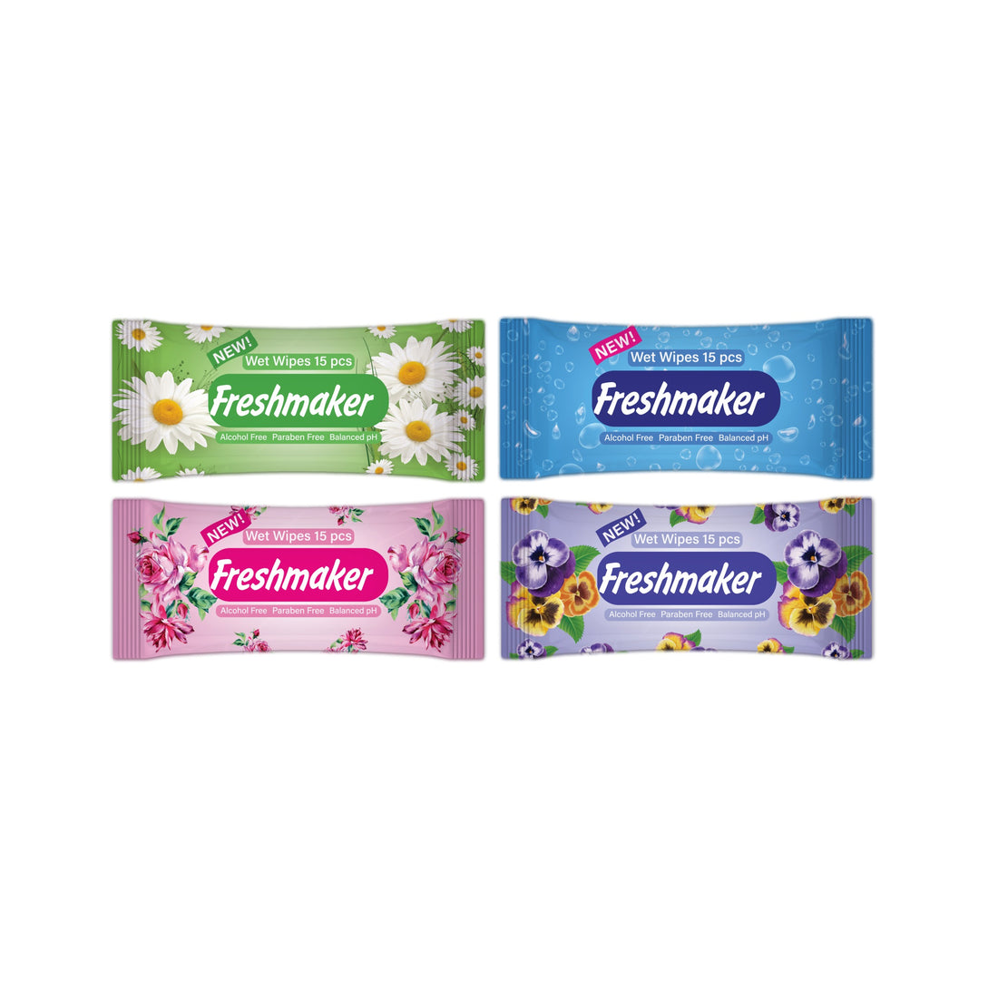 Wet Wipes 15 Pcs-Freshmaker – My Store